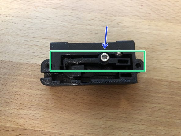 Add fsenzor-lever into fsenzor-box as shown