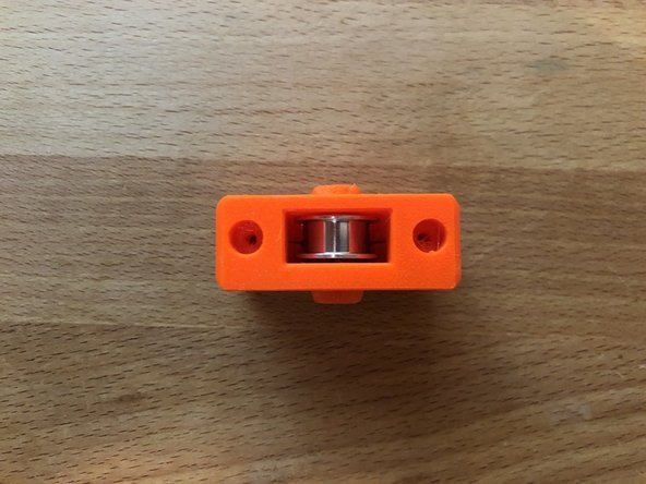 Place pulley into X end