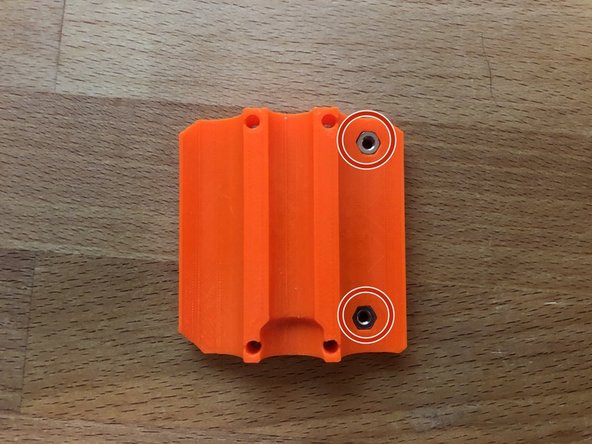 Insert 2 x M3n into the z-carriage-rear