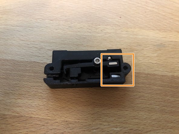 Secure with 1 x M3 12mm screw.