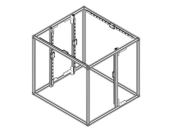 The extrusion should attach to all 4 bolts on both the top &amp; bottom Z brackets.