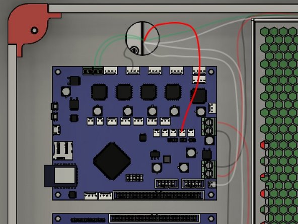 Connect the Hotend Fan to one of the always on Fan ports on the Duet2.