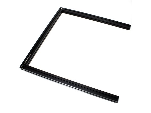 Attach the (2) 245mm top front and top back extrusions using (1) M3 x 8mm socket head screw for each.