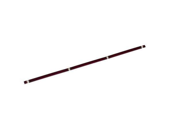 In the layout shown in the second image, insert the acrylic spacer inserts and M3 nuts in the outer channel. There should be (2) 5mm spacers, (3) 81mm spacers, and (4) M3 nuts.