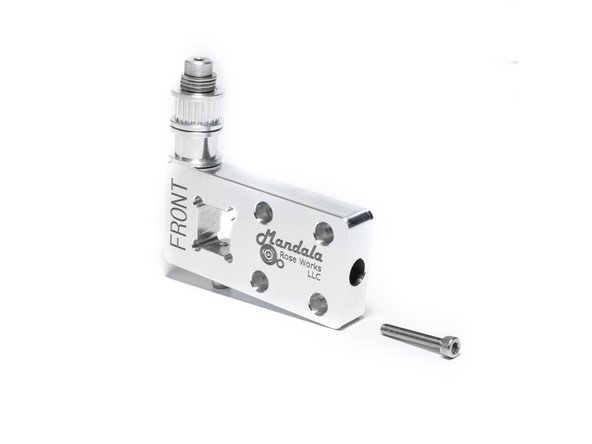 Insert (1) M3 x 16 socket head screw in the size of each carriage.