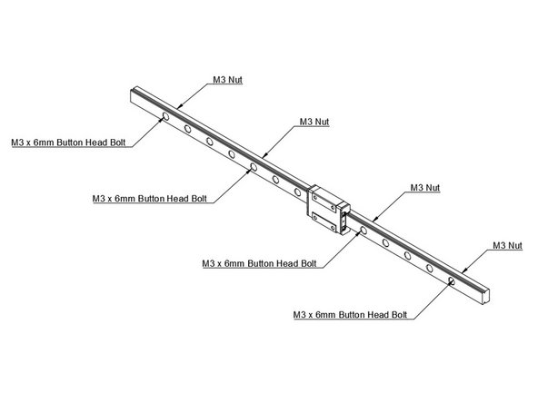 Use a bit of masking tape to keep your carriage from sliding off your linear rail.