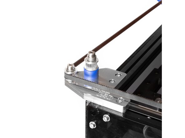 The teeth should engage the pulley.