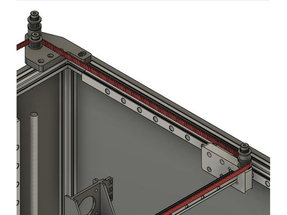 Finishing X Belt Installation