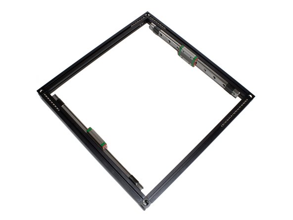 Attach Top Right Extrusion to the rest of the Top Extrusion Assembly using (2) M3 x 8mm socket head screws.