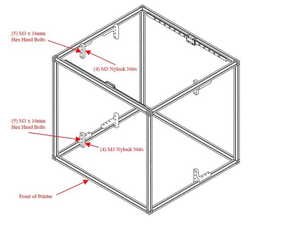 Repeat this process for all (6) Z brackets.