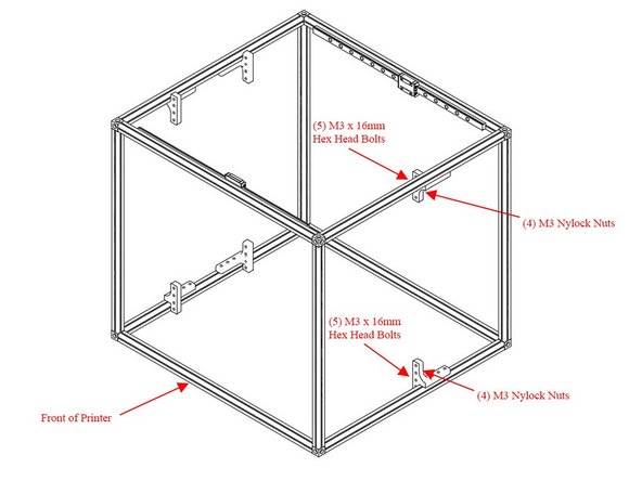 Repeat this process for all (6) Z brackets.