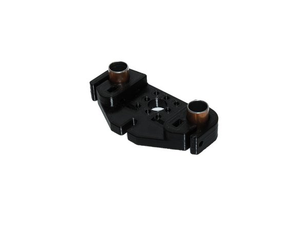 Insert (2) sleave bearings into Z yoke.