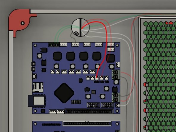 Connect the Layer Fan wires to the Fan0 connector on the Duet2.