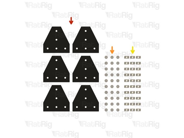 6x T-Shape Joining Plate for 3030