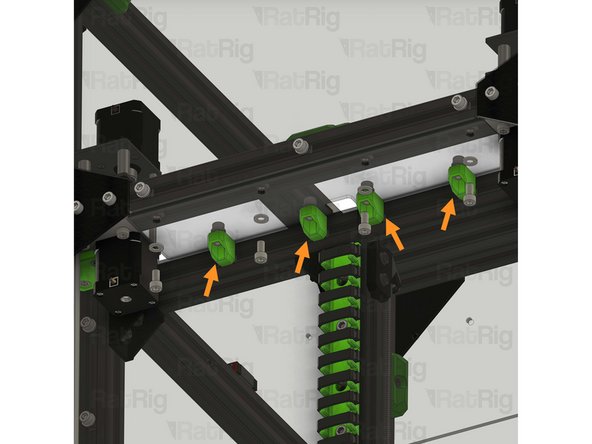 The M6 cap head screws should fit inside the shelf_support printed parts