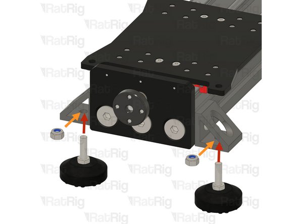 Leveling Feet for 3030 - M8 x 30mm