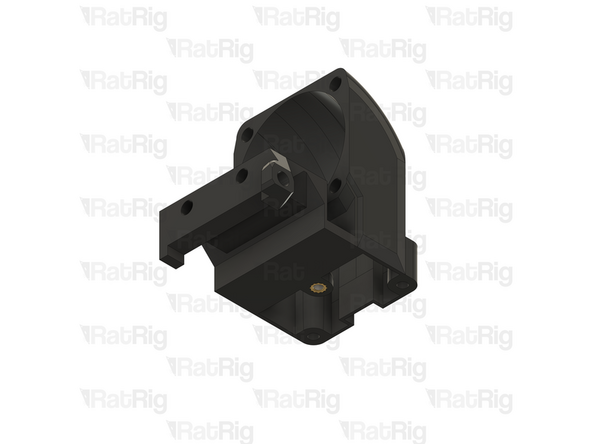 The support material may not be present. If it is, remove all six pieces as shown