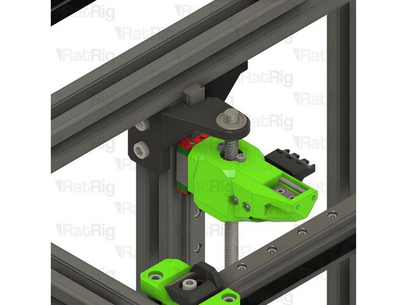 Take care not to over tighten the M6 screws as you damage the printed part