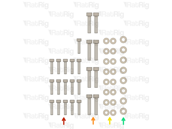 16x M4x18 Cap Head Screw