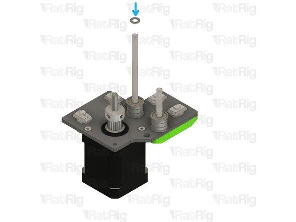 F695ZZ Ball Bearing (Flange at the bottom)