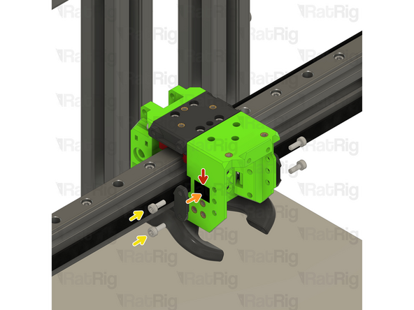 Check that the CoreXY belt is still positioned from Step 15