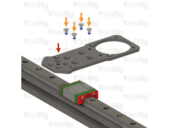 Rat Rig Toolhead Plate - V-Core - v1.0 (Orbiter/Rapido)