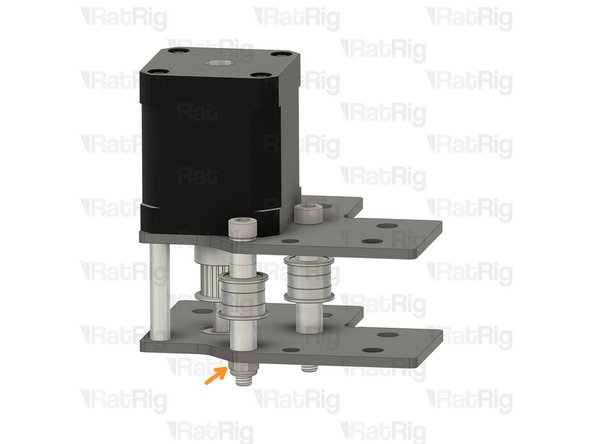 Tighten the M3 Countersink screw