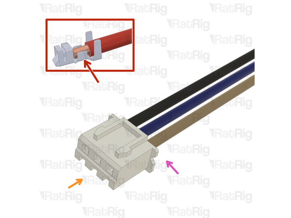 Cut the cables to the final length, double check if the cable has the appropriate length before cutting.