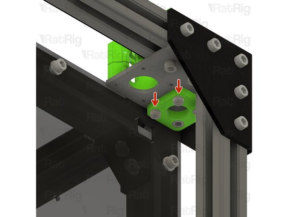 Loosen, but do not remove, both of the M5x40 screws