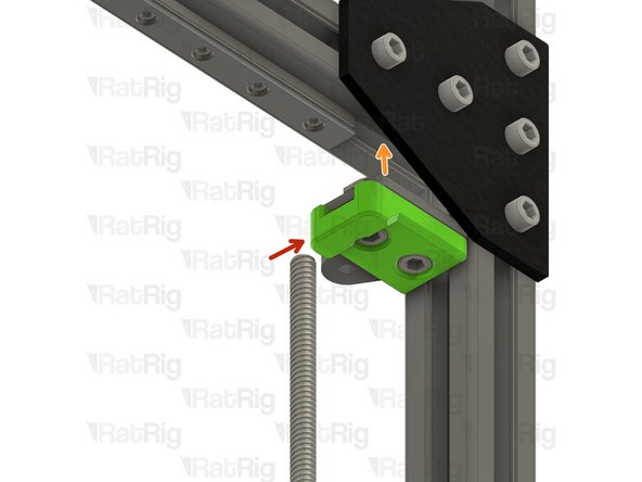 CoreXY idler assembly from Step 55