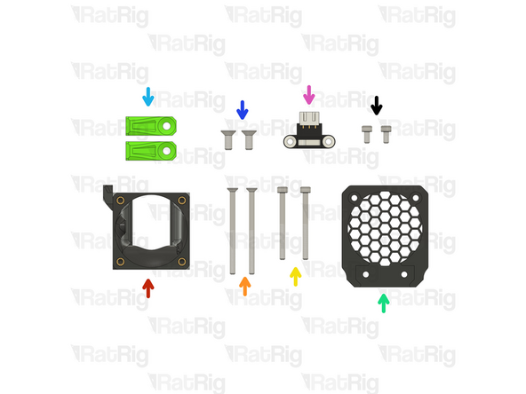 Rat Rig toolhead front assembly