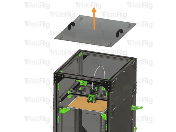Set both the front door and lid aside until the upgrade is complete