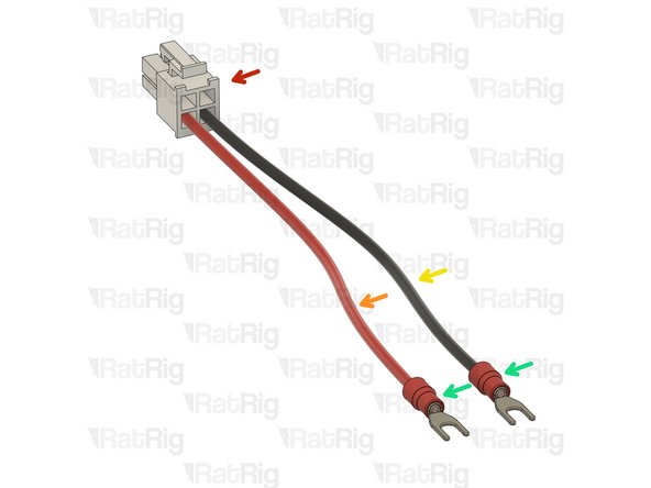 The power connector provided in the EBB42 toolboard box