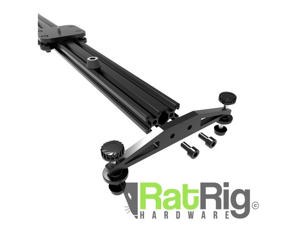 If you're building with slider legs, mount them using the 12mm cap head screws (supplied with the leg kit).