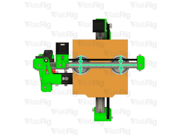 Place two soda cans on top of the bed