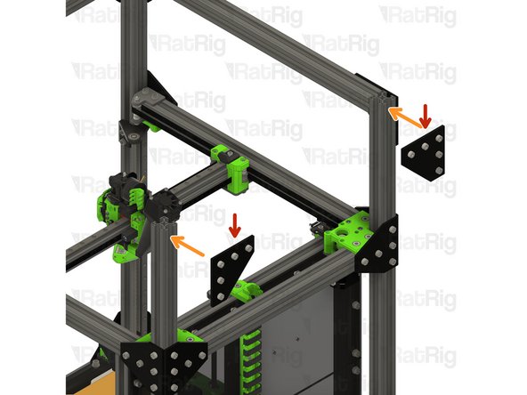 Corner plate assembly from Step 23 &amp; 27