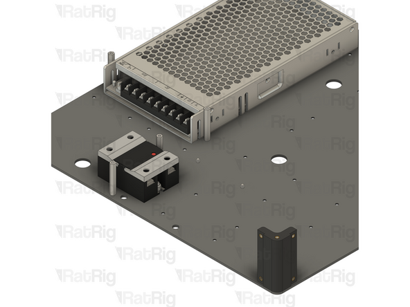 Insert an M3x6 Countersink Screw into each of the marked holes
