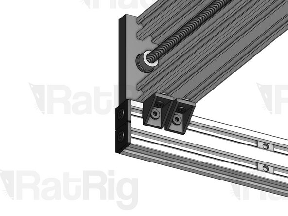 Do not fully tighten the Cast Corners at first. Leave them slightly loose and make sure your frame is perfectly square first. Squareness is really important - get a friend's help if you can. Best way to check squareness is to measure the diagonals of the rectangle formed by the 4 profiles. They should have the exact same length.