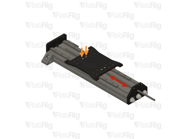 While threading the lead screw, ensure that it moves smoothly. It should thread effortlessly while the second POM block remains loose.