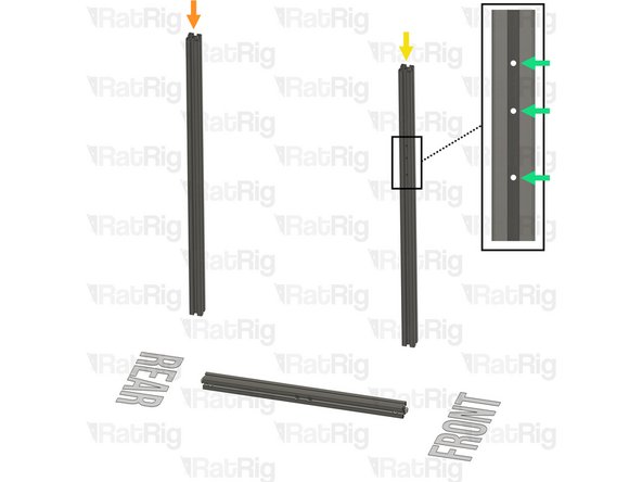 Make sure that the counterbores for the M8 holes are oriented as shown