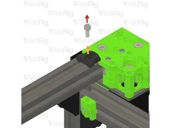 Remove the M5x12 Cap Head Screw