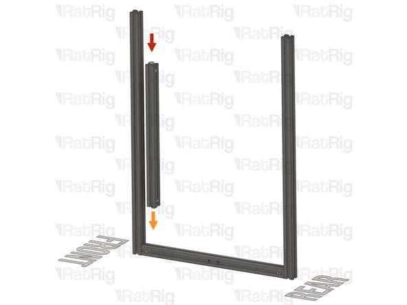 T-Slot 3030 Milled Extrusion - 440mm with Quick Connectors from step 9