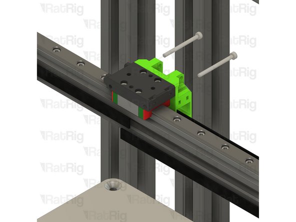 Position the EVA3 back assembly as shown