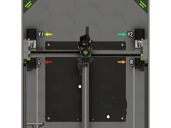 It is important to check that all four stepper motors are connected to the correct drivers on the Octopus motherboard. Failure to do so will cause significant issues
