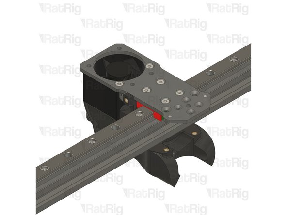 Pay special attention to the fan airflow, it should blow the air towards the cooling duct. Most fans have a small arrow indicating the airflow.