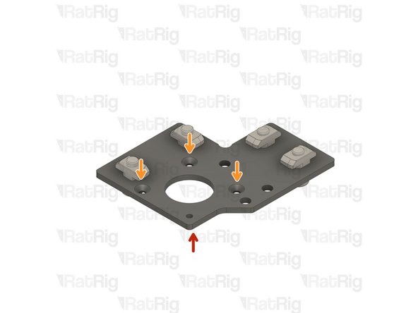 Right Stepper motor plate assembly from Step 27 of chapter 01.Frame assembly