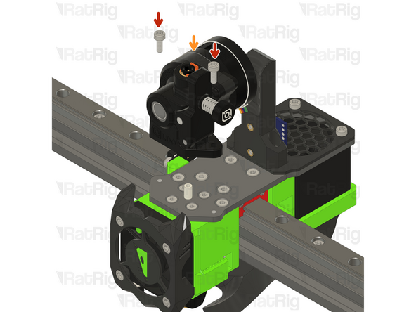 2x M3x8 Cap Head Screw