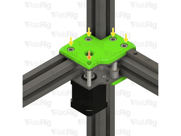 Take care not to over tighten the M5x45 screws as you can damage the printed parts