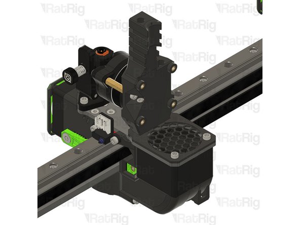 Take care not to over tighten the M3x35 screws as you can damage the printed parts.