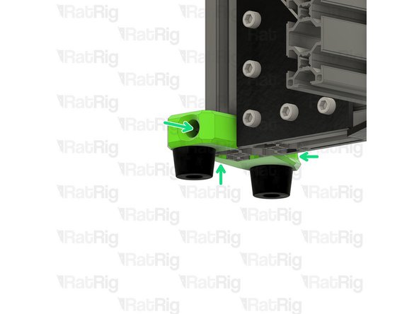 Rear feet assembly from Step 7